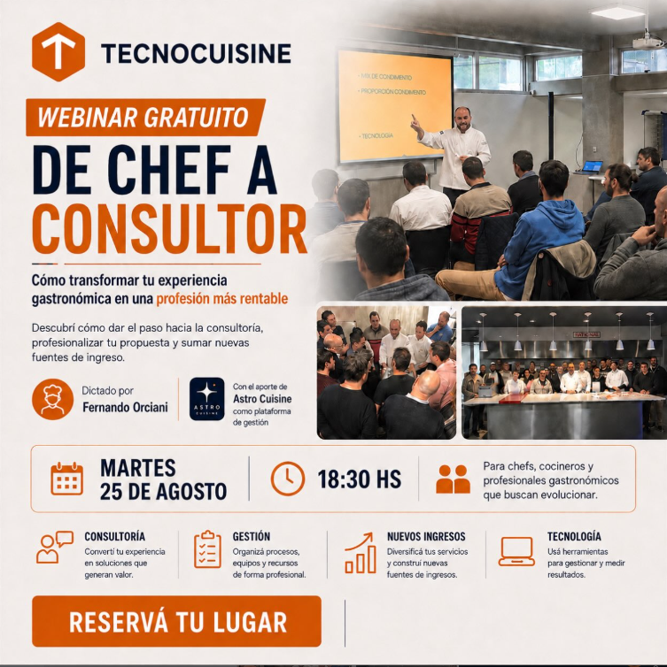 Webinar gratuito: De chef a consultor